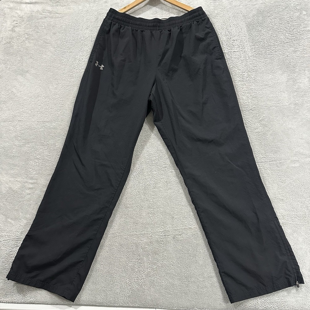 Under Armour Sweatpants Men's XL  x L32" Loose Joggers Elastic Waist Gym Black